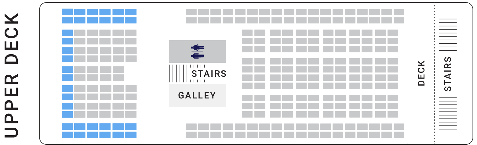 Comfort VIP seating chart