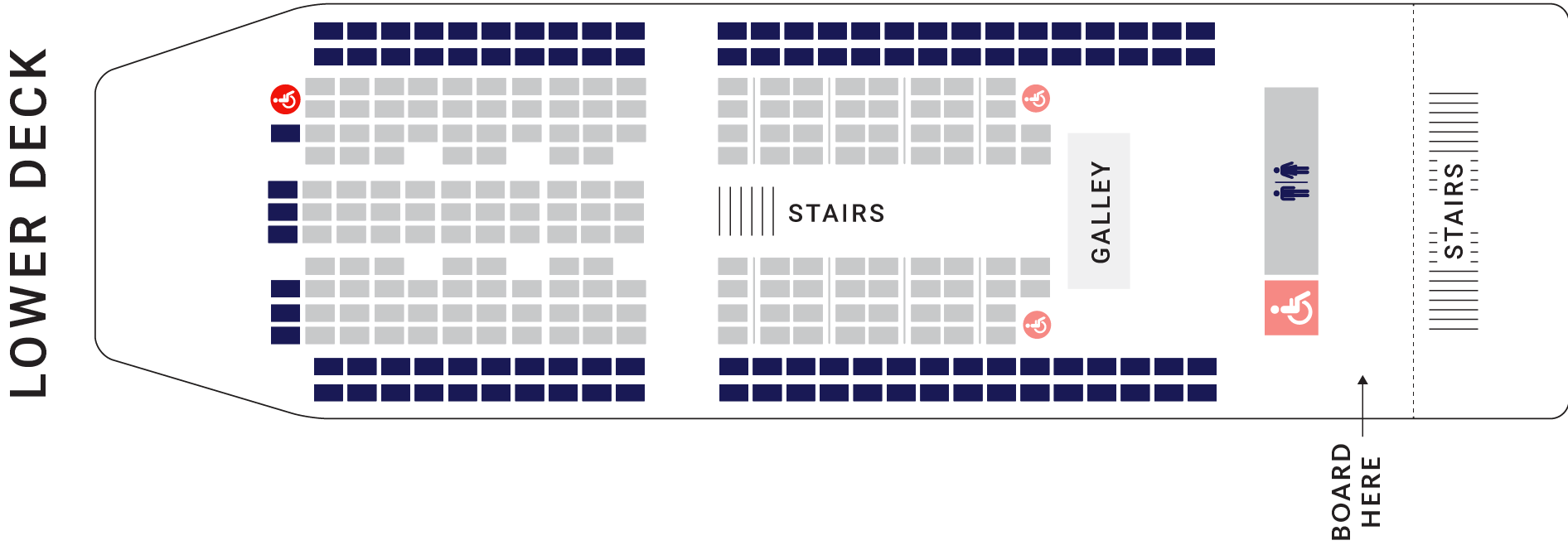 Economy Panoramic seating chart