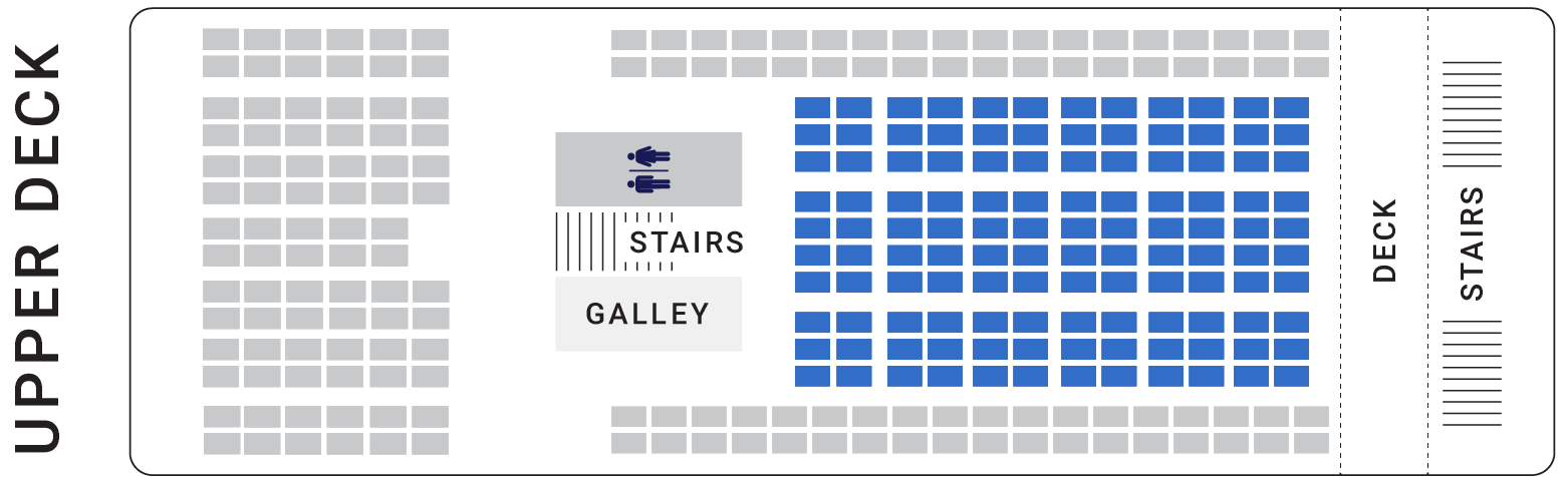 Vista Standard seating chart
