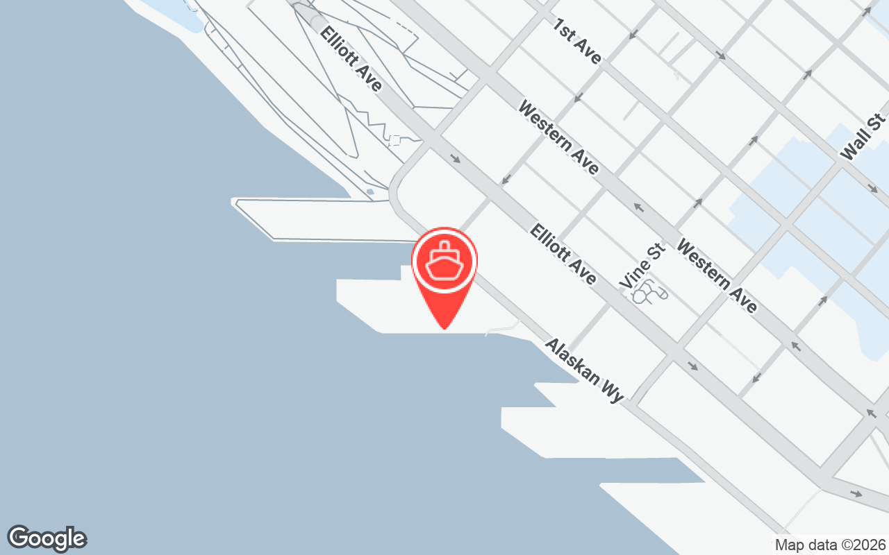 Seattle Clipper Terminal Map